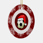 Ornament - Santa Voetbal (Rechts)