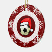 Ornament - Santa Voetbal (Links)