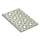Ornament seamless pattern, abstract, ara notitieboek (Rechterzijde)