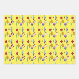  Ornament Set Inpakpapier Vel