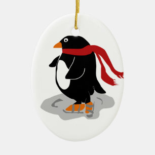 Ornament Sking Penguin Keepomwille