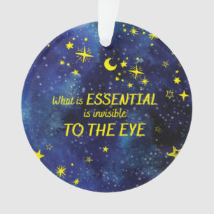 Ornament STARS the little prince QUOTE