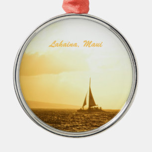 Ornament: Sunset Memories (Premium Round) Metalen Ornament