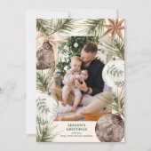 Ornament Surround Photo Holiday Kaart (Voorkant)