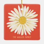 Ornament uit de White Daisy-reeks - IT AANPASSEN (Achterkant)