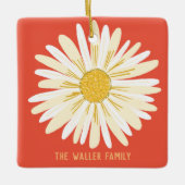 Ornament uit de White Daisy-reeks - IT AANPASSEN (Voorkant)