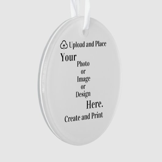 Ornament uw ontwerp of foto-upload (voorkant)