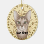 Ornament van Abyssinian Fleur de Lis (Links)