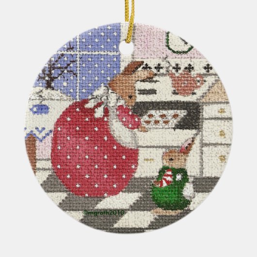 ornament van bakkonijnenkooi (Voorkant)