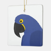 Ornament van blauwe papegaai (Links)