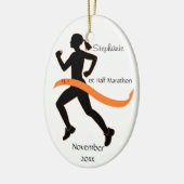 Ornament van de Agent van de Marathon van de vrouw (Links)