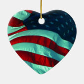 Ornament van de Amerikaanse vlag van keramische ke (Achterkant)