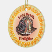 Ornament van de brandweer van Long Beach (Links)