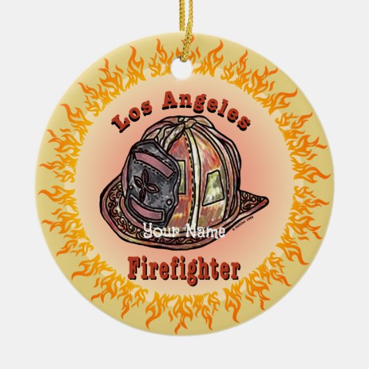 Ornament van de brandweer van Los Angeles (Voorkant)