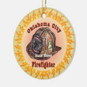 Ornament van de brandweer van Oklahoma City (Links)