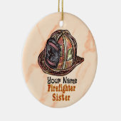 Ornament van de brandweer-zusterbrandweer (Rechts)