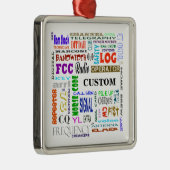 Ornament van de Collage van Word van de ham past (Rechts)