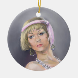 Ornament van de flappercirkel van Springtime