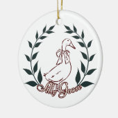 ornament van de gekke gans (Links)