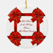 Ornament van de groeten van de Roodbaarzen van de (Achterkant)