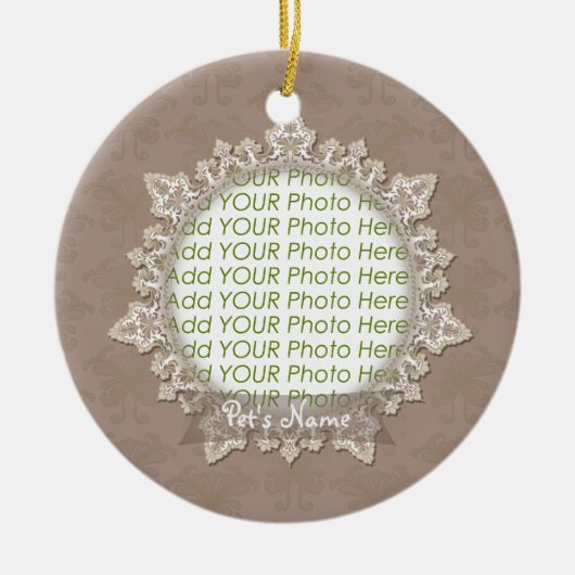  Ornament van de Lace Pet Goat Memorial (Voorkant)
