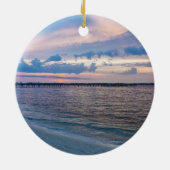 Ornament van de Navarra Santa Rosa Sunset Circle (Achterkant)