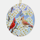 Ornament van de noordelijke Kardinaal Couple (Links)