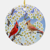 Ornament van de noordelijke Kardinaal Couple (Achterkant)