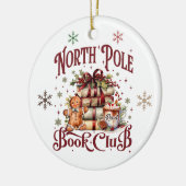 Ornament van de North Pole Book Club (Links)