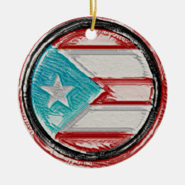 Ornament van de Puerto Ricaanse vlag