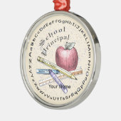 Ornament van de schoolhoofdronde (Links)