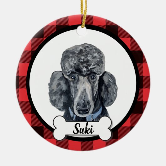 Ornament van de zwarte porseleinkast (Voorkant)