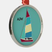 Ornament van dinghy Metal (Rechts)