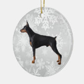 ornament van Doberman (Links)