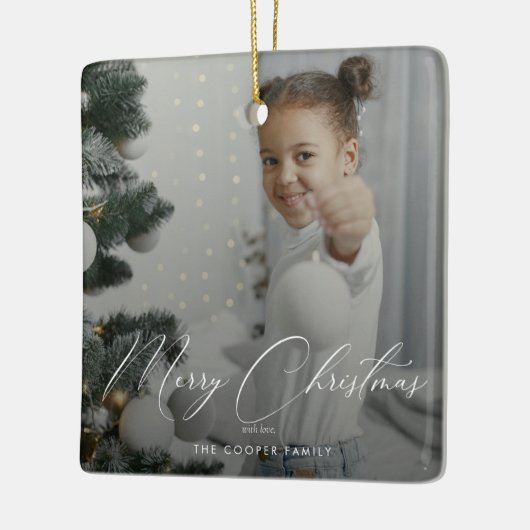 Ornament van familiefoto Keepomwille Ceramic (Links)