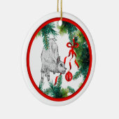 Ornament van geit en lint (Rechts)