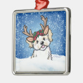 Ornament van Havanese rendiermetaal (Links)