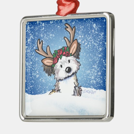 Ornament van Havanese rendiermetaal (Links)