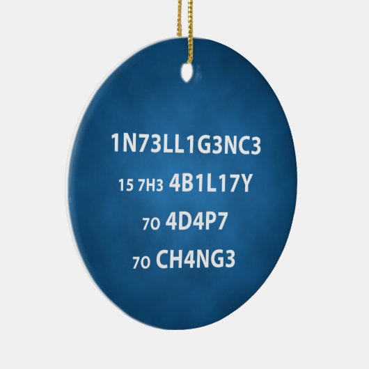 Ornament van het Cirkelbericht van Intelligence Qu (Rechts)