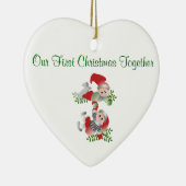 Ornament van het hart met Elves (Rechts)