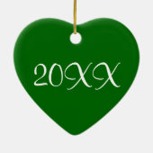 Ornament van het hart met Elves (Achterkant)