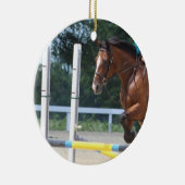 Ornament van het paard Jumping Bay (Rechts)