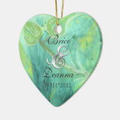 Ornament van het regenwoud Haze Silver Wedding Fav (Links)