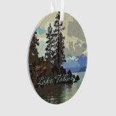 Ornament van het Tahoe Acrylmeer (voorkant)