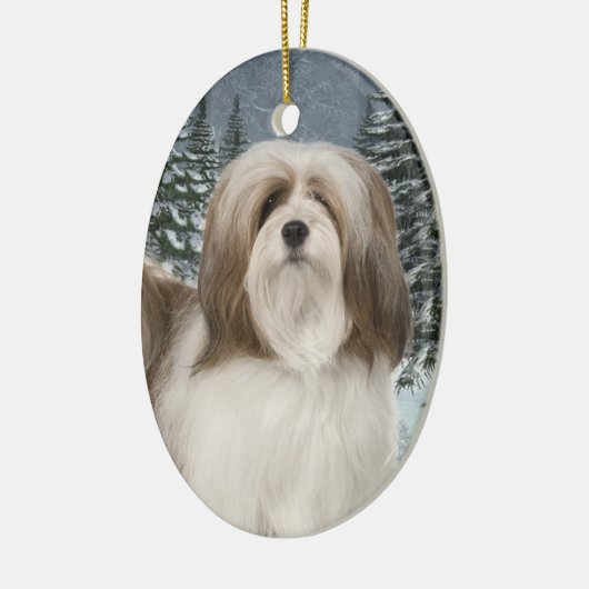 Ornament van Lhasa Apso (Links)