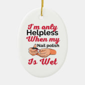 Ornament van nagellak metaal (Voorkant)