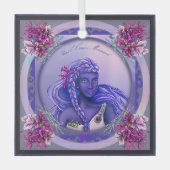 ornament van Paars zeemeerglas (Voorkant)