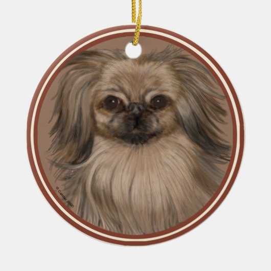 Ornament van Rondo Pekingese (Voorkant)