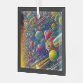 Ornament van ruimtevaartware (Voorkant links)