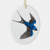 Ornament van Vliegende Barn Swallow (Rechts)